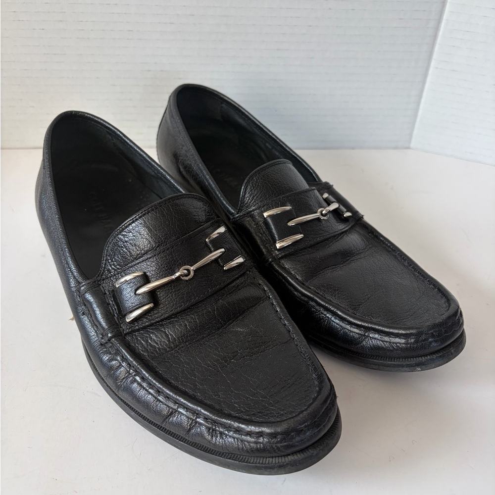 Cole Haan Men’s Black Leather Bit‎ Loafers size 8